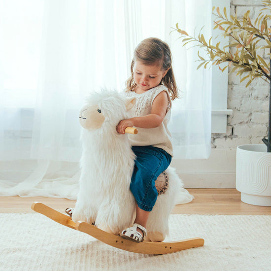 Alpaca Rocker with Saddle